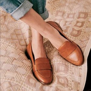 Sezane loafers camel shoes size US 8 EUR 39